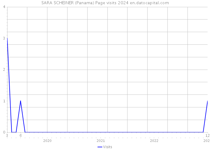 SARA SCHEINER (Panama) Page visits 2024 