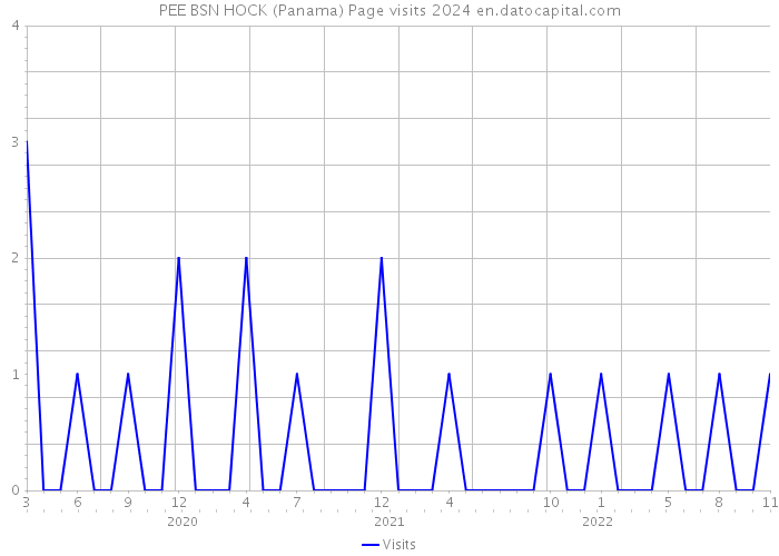 PEE BSN HOCK (Panama) Page visits 2024 