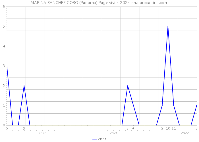 MARINA SANCHEZ COBO (Panama) Page visits 2024 