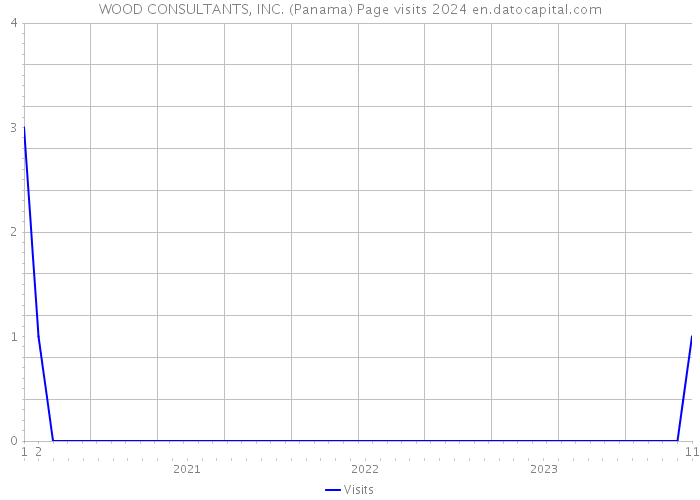 WOOD CONSULTANTS, INC. (Panama) Page visits 2024 