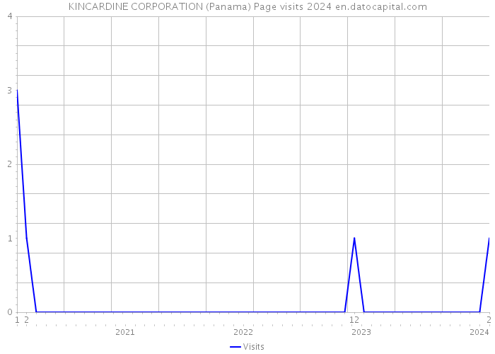 KINCARDINE CORPORATION (Panama) Page visits 2024 
