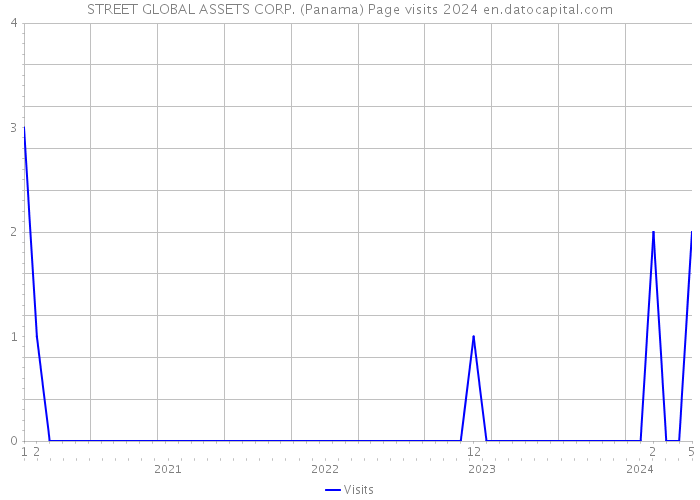 STREET GLOBAL ASSETS CORP. (Panama) Page visits 2024 