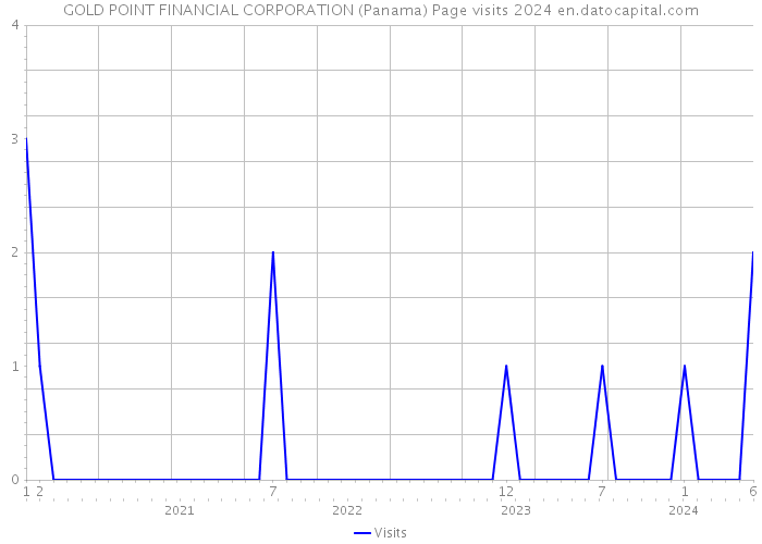 GOLD POINT FINANCIAL CORPORATION (Panama) Page visits 2024 