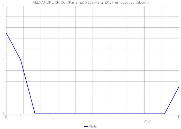 ALEXANDRE CRICCI (Panama) Page visits 2024 