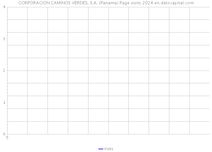 CORPORACION CAMINOS VERDES, S.A. (Panama) Page visits 2024 