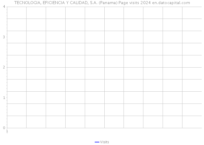 TECNOLOGIA, EFICIENCIA Y CALIDAD, S.A. (Panama) Page visits 2024 
