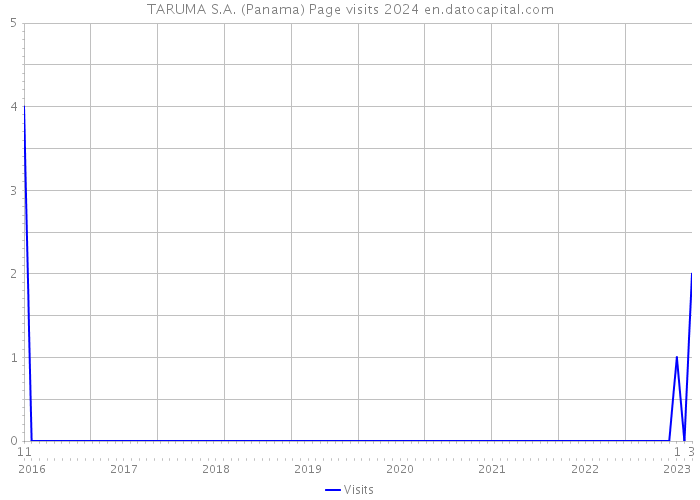 TARUMA S.A. (Panama) Page visits 2024 