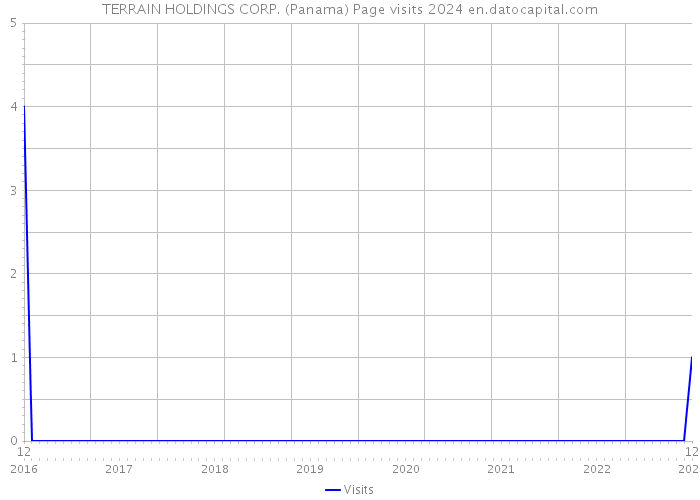 TERRAIN HOLDINGS CORP. (Panama) Page visits 2024 