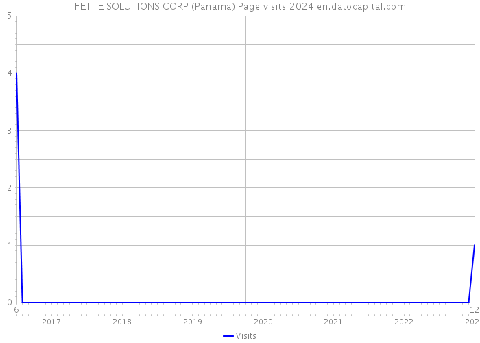 FETTE SOLUTIONS CORP (Panama) Page visits 2024 