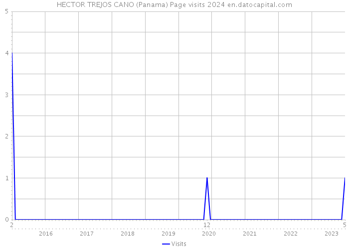 HECTOR TREJOS CANO (Panama) Page visits 2024 