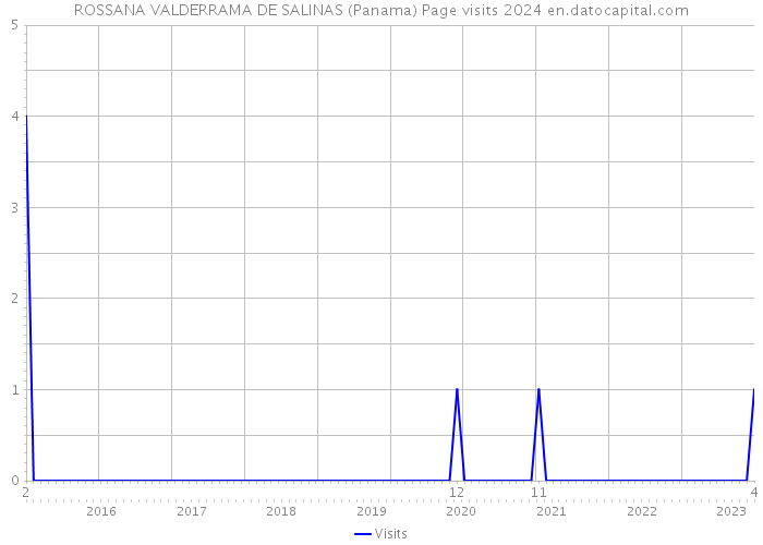 ROSSANA VALDERRAMA DE SALINAS (Panama) Page visits 2024 