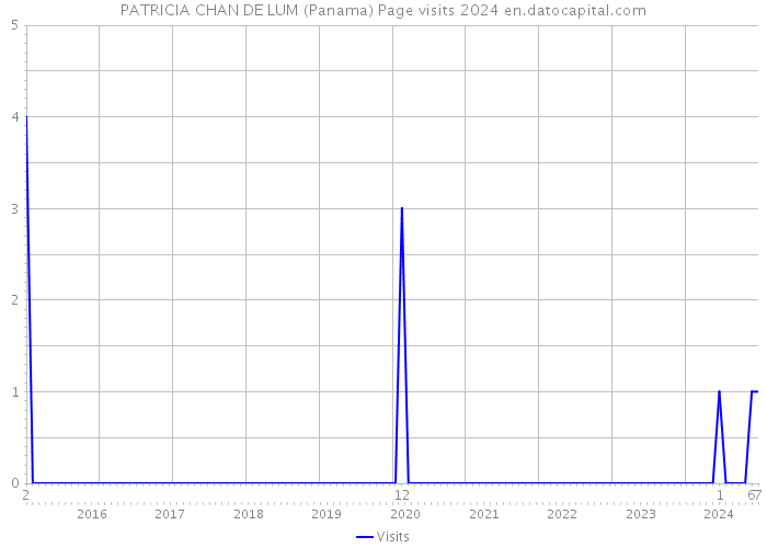 PATRICIA CHAN DE LUM (Panama) Page visits 2024 