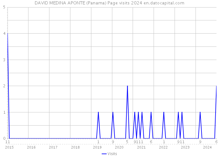 DAVID MEDINA APONTE (Panama) Page visits 2024 