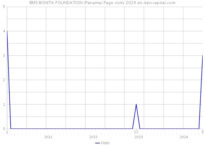 BMS BONITA FOUNDATION (Panama) Page visits 2024 