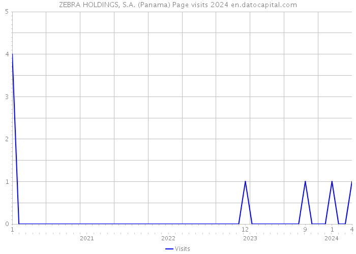 ZEBRA HOLDINGS, S.A. (Panama) Page visits 2024 