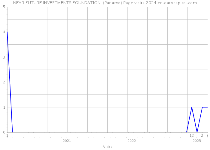 NEAR FUTURE INVESTMENTS FOUNDATION. (Panama) Page visits 2024 