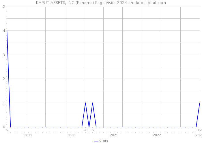 KAPUT ASSETS, INC (Panama) Page visits 2024 