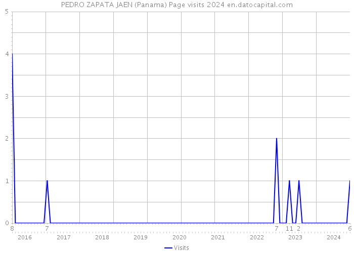 PEDRO ZAPATA JAEN (Panama) Page visits 2024 