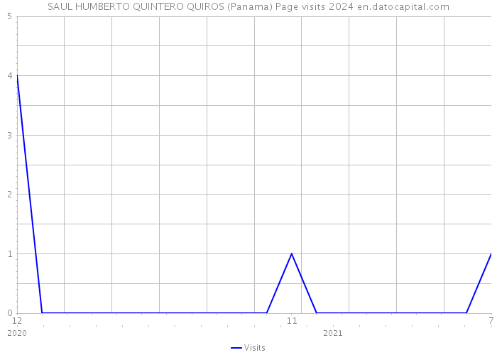 SAUL HUMBERTO QUINTERO QUIROS (Panama) Page visits 2024 