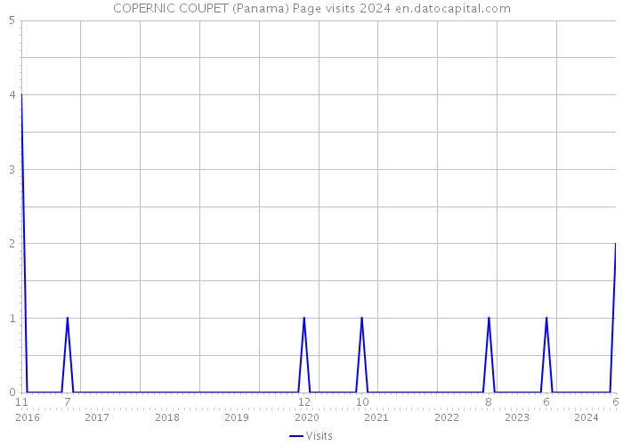COPERNIC COUPET (Panama) Page visits 2024 