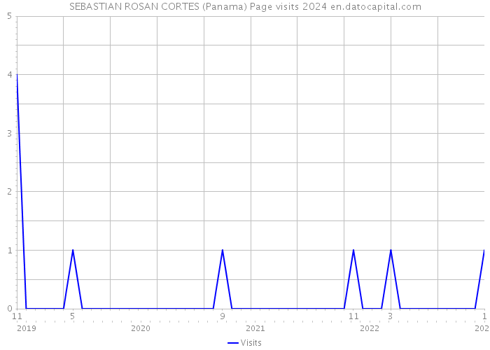 SEBASTIAN ROSAN CORTES (Panama) Page visits 2024 