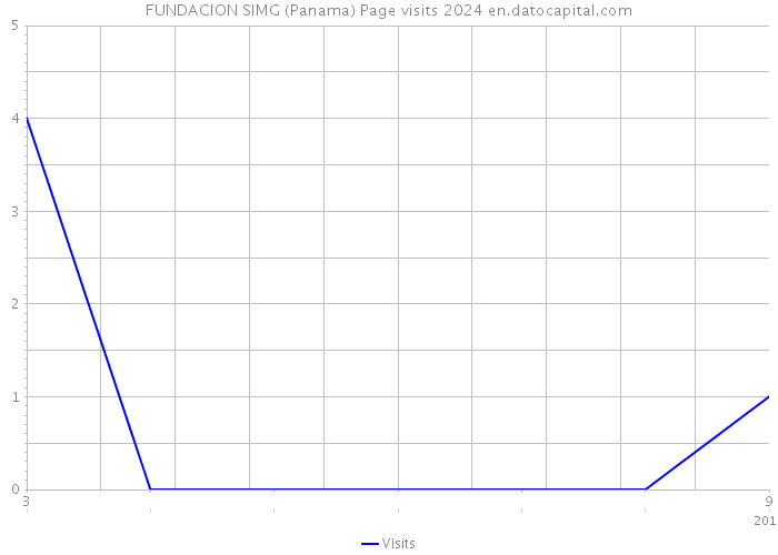 FUNDACION SIMG (Panama) Page visits 2024 