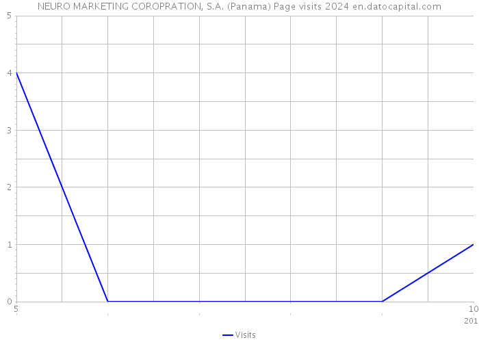 NEURO MARKETING COROPRATION, S.A. (Panama) Page visits 2024 