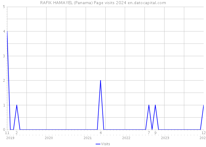 RAFIK HAMAYEL (Panama) Page visits 2024 