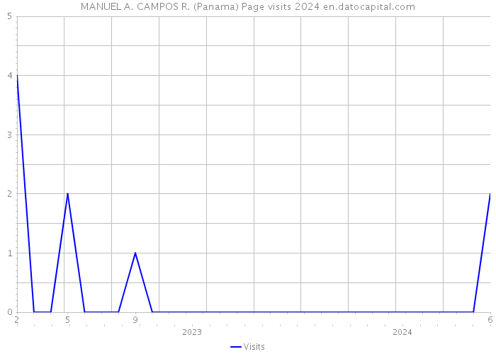 MANUEL A. CAMPOS R. (Panama) Page visits 2024 