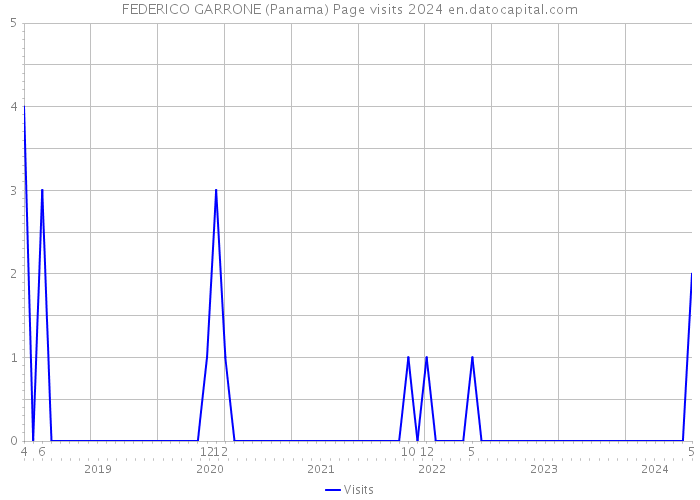 FEDERICO GARRONE (Panama) Page visits 2024 