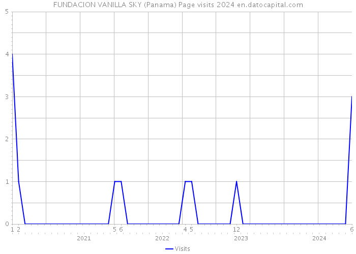 FUNDACION VANILLA SKY (Panama) Page visits 2024 
