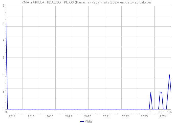 IRMA YARIELA HIDALGO TREJOS (Panama) Page visits 2024 