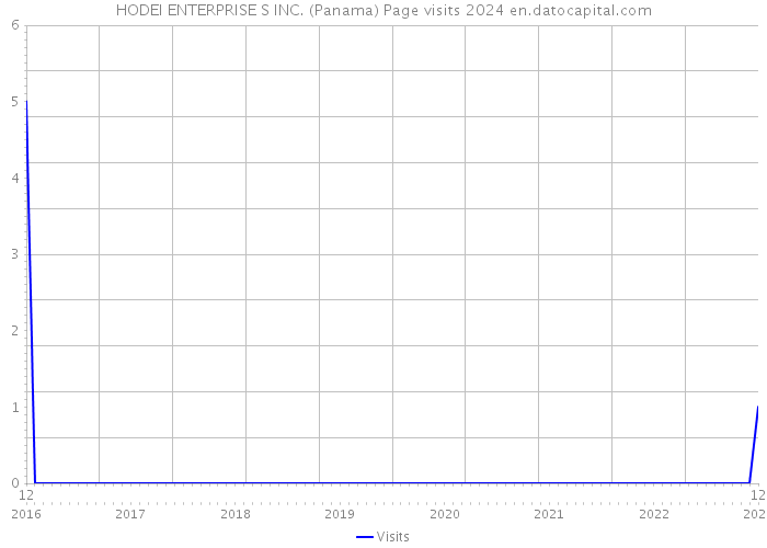 HODEI ENTERPRISE S INC. (Panama) Page visits 2024 