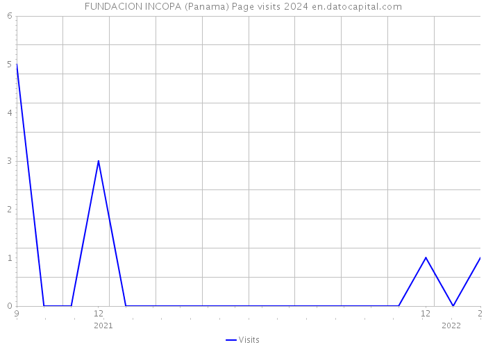 FUNDACION INCOPA (Panama) Page visits 2024 