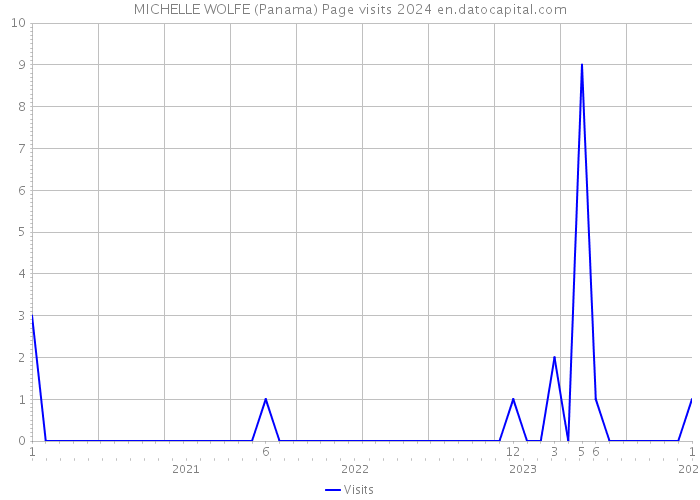 MICHELLE WOLFE (Panama) Page visits 2024 