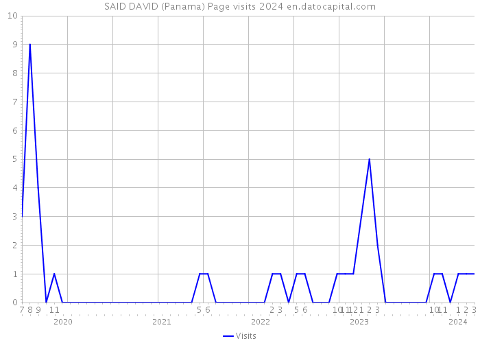 SAID DAVID (Panama) Page visits 2024 