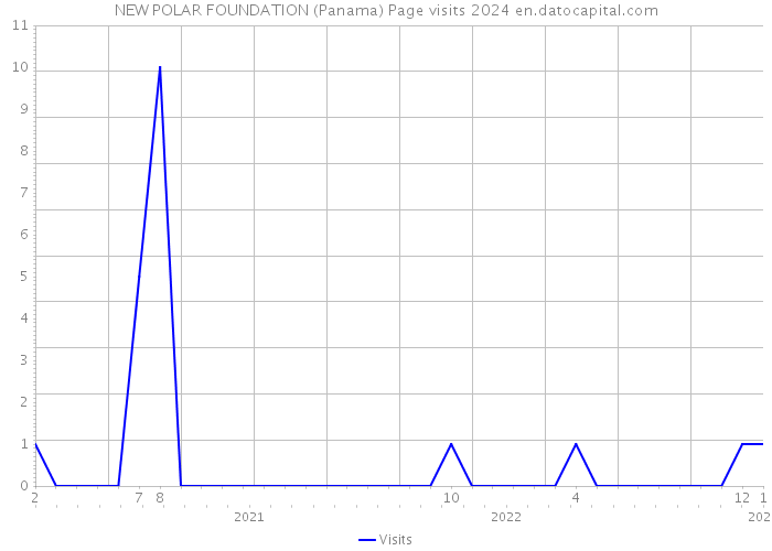 NEW POLAR FOUNDATION (Panama) Page visits 2024 
