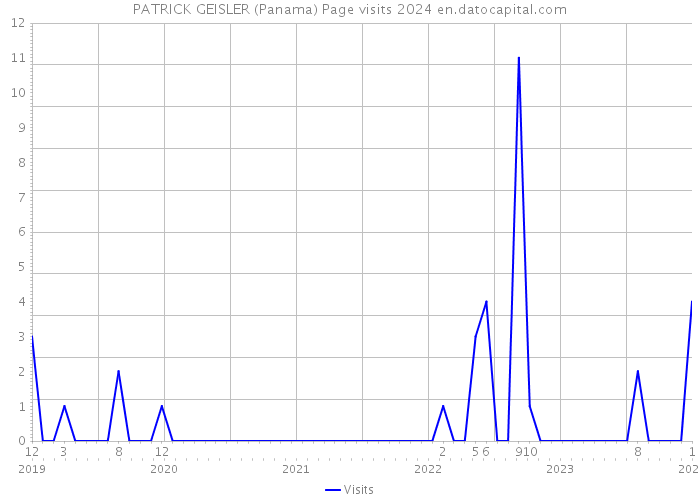 PATRICK GEISLER (Panama) Page visits 2024 