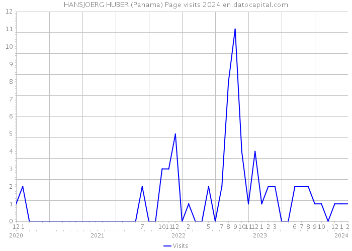 HANSJOERG HUBER (Panama) Page visits 2024 