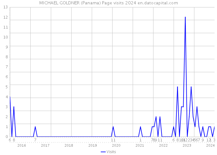 MICHAEL GOLDNER (Panama) Page visits 2024 