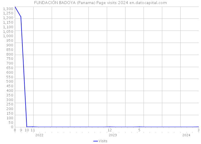 FUNDACIÓN BADOYA (Panama) Page visits 2024 