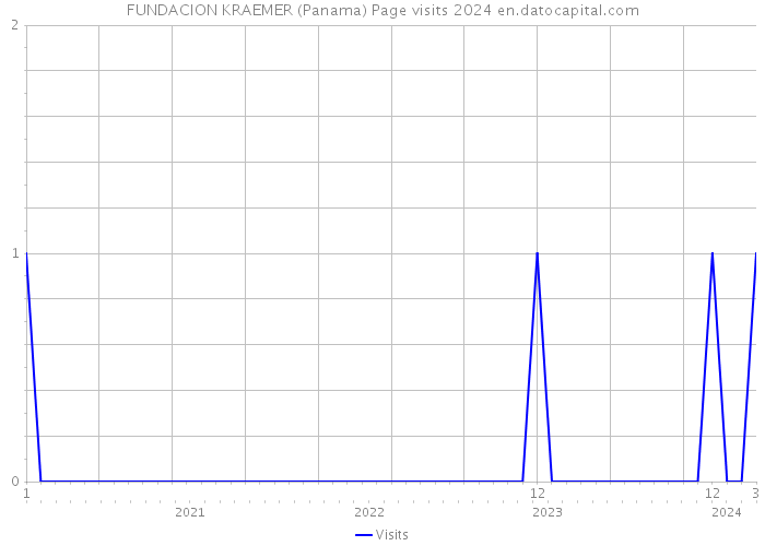 FUNDACION KRAEMER (Panama) Page visits 2024 