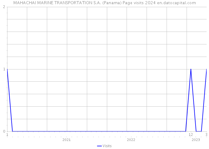MAHACHAI MARINE TRANSPORTATION S.A. (Panama) Page visits 2024 