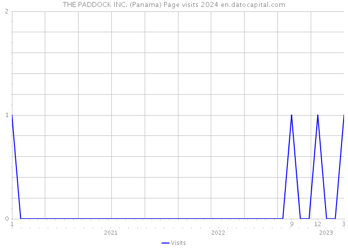 THE PADDOCK INC. (Panama) Page visits 2024 