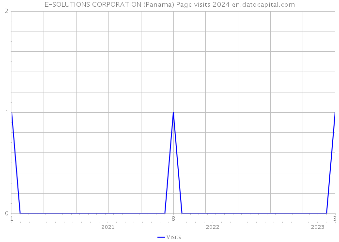 E-SOLUTIONS CORPORATION (Panama) Page visits 2024 