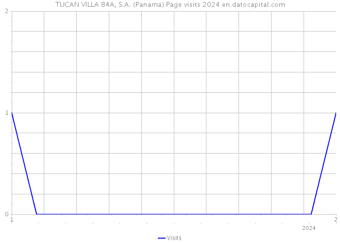 TUCAN VILLA 84A, S.A. (Panama) Page visits 2024 