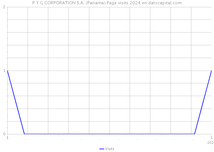 P Y G CORPORATION S.A. (Panama) Page visits 2024 