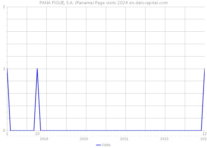 PANA FIGUE, S.A. (Panama) Page visits 2024 