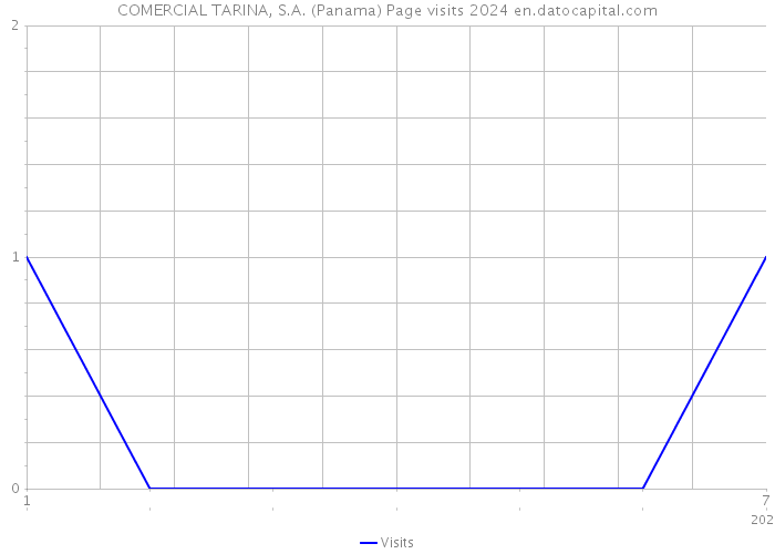 COMERCIAL TARINA, S.A. (Panama) Page visits 2024 