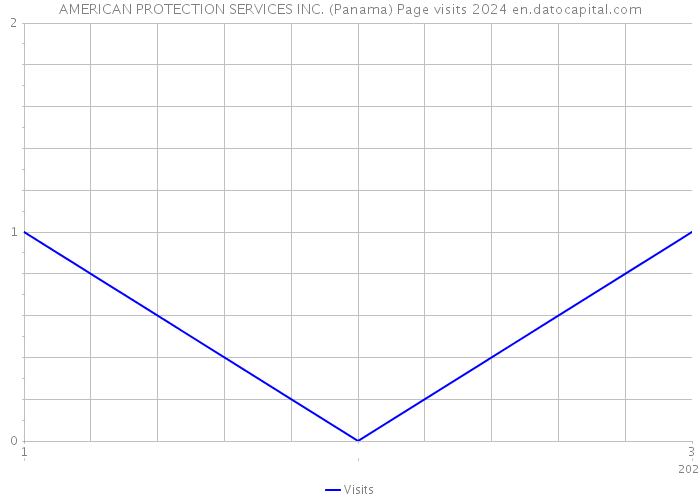 AMERICAN PROTECTION SERVICES INC. (Panama) Page visits 2024 